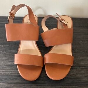 NEW a new day Double-Strap Buckle Sandals